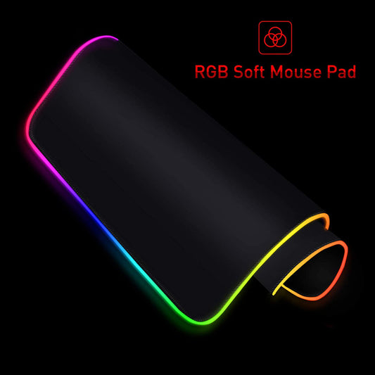 RGB Gaming Mouse Pad Soft Non-Slip Rubber