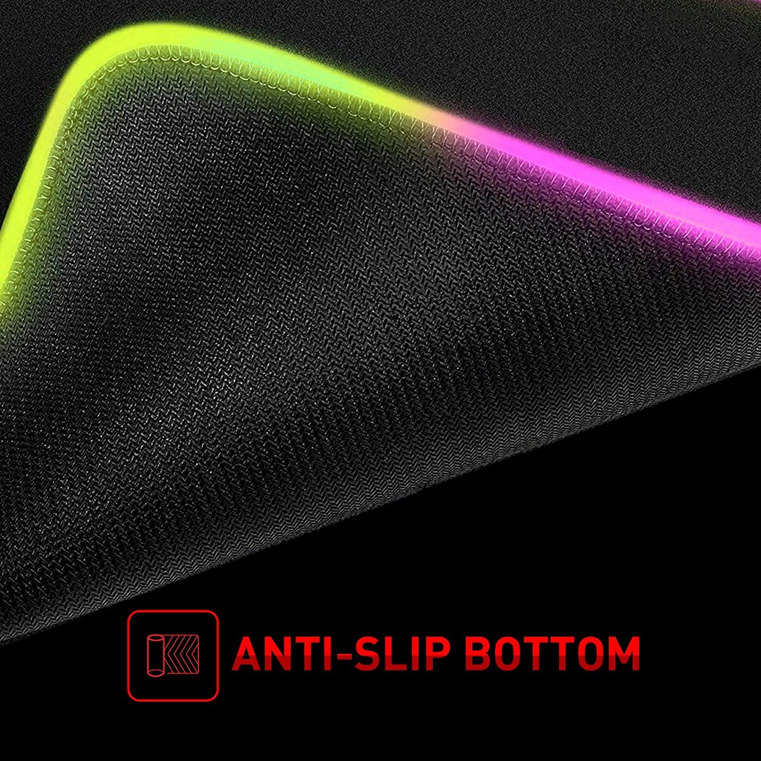 RGB Gaming Mouse Pad Soft Non-Slip Rubber