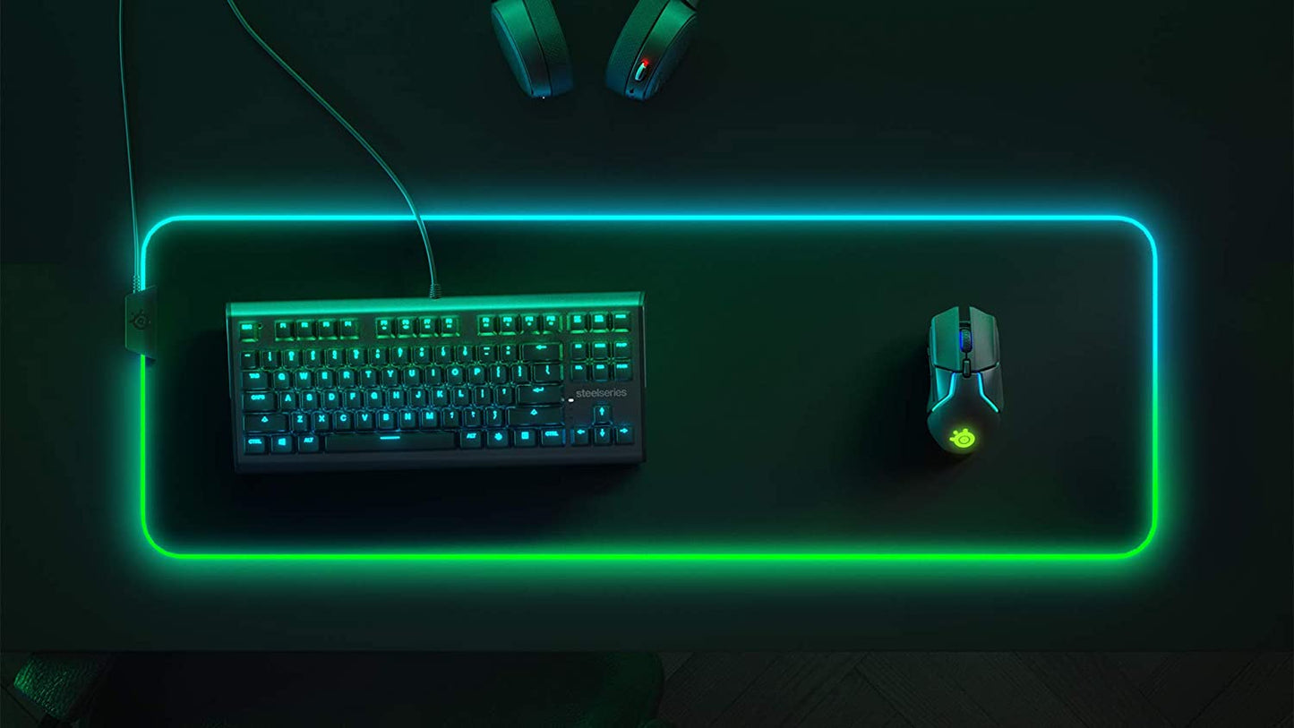Qck Gaming Mouse Pad - XL RGB Prism Cloth