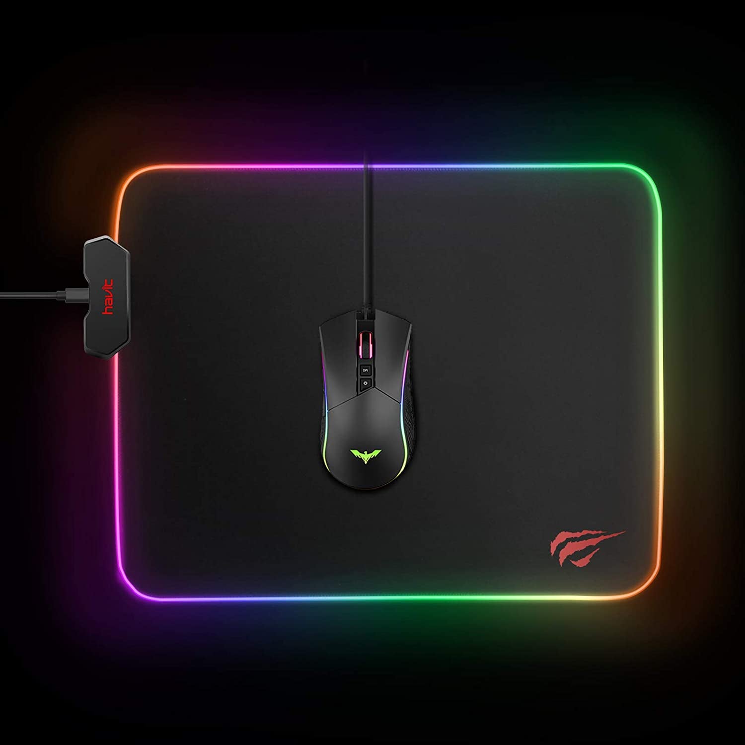 RGB Gaming Mouse Pad Soft Non-Slip Rubber