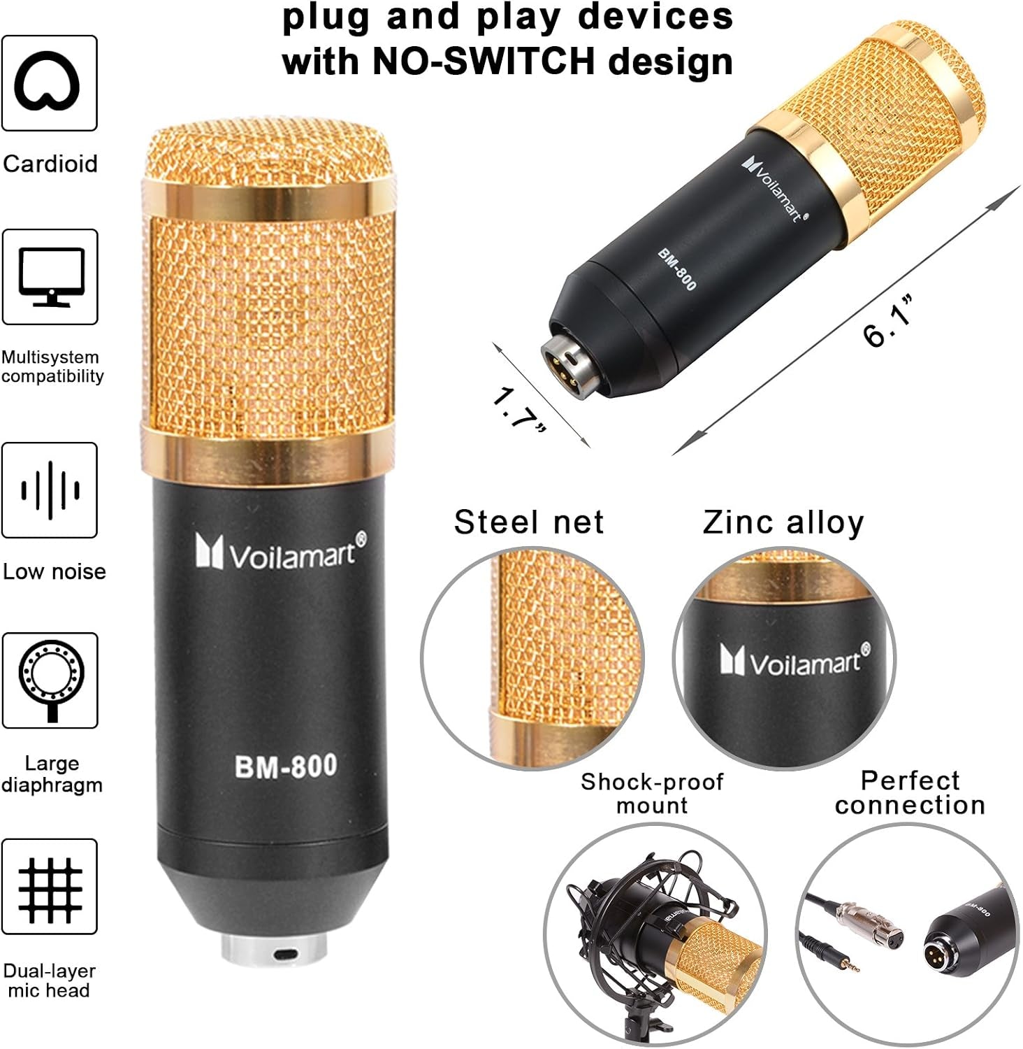 USB Streaming Podcast Microphone