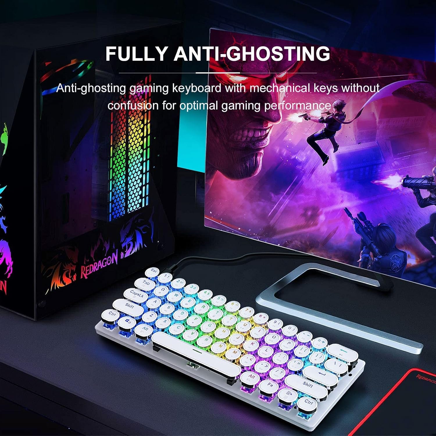 60% Mechanical Keyboard Gaming Keyboard for PC