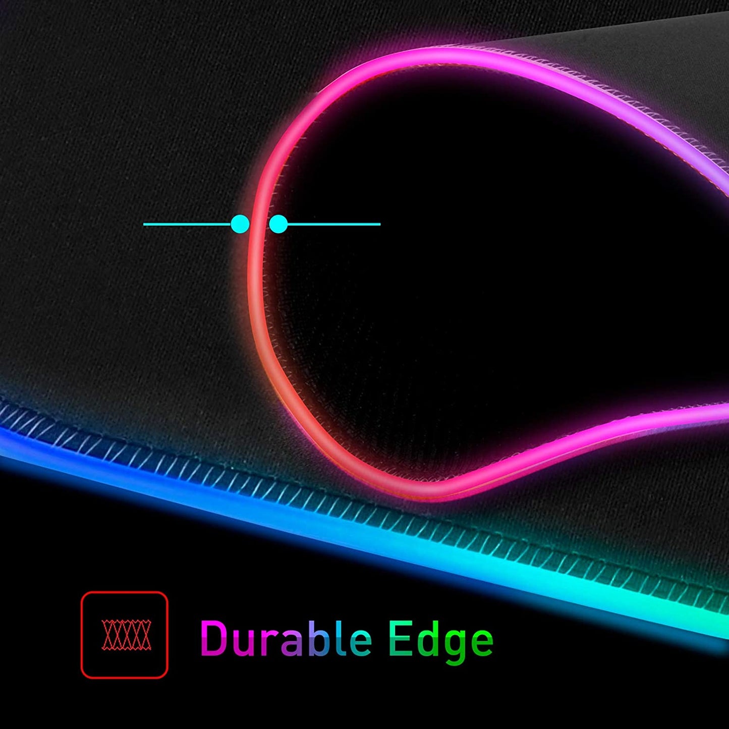 RGB Gaming Mouse Pad Soft Non-Slip Rubber