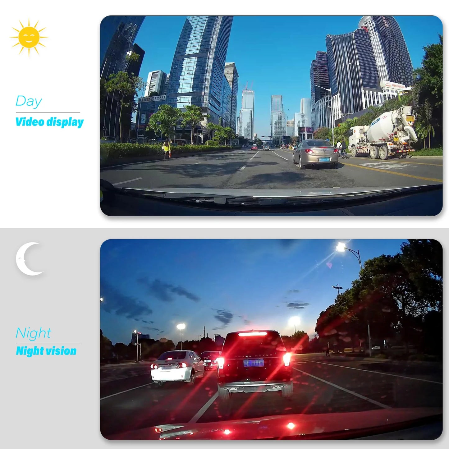 Touch Screen Dash Cam 4" 1080P