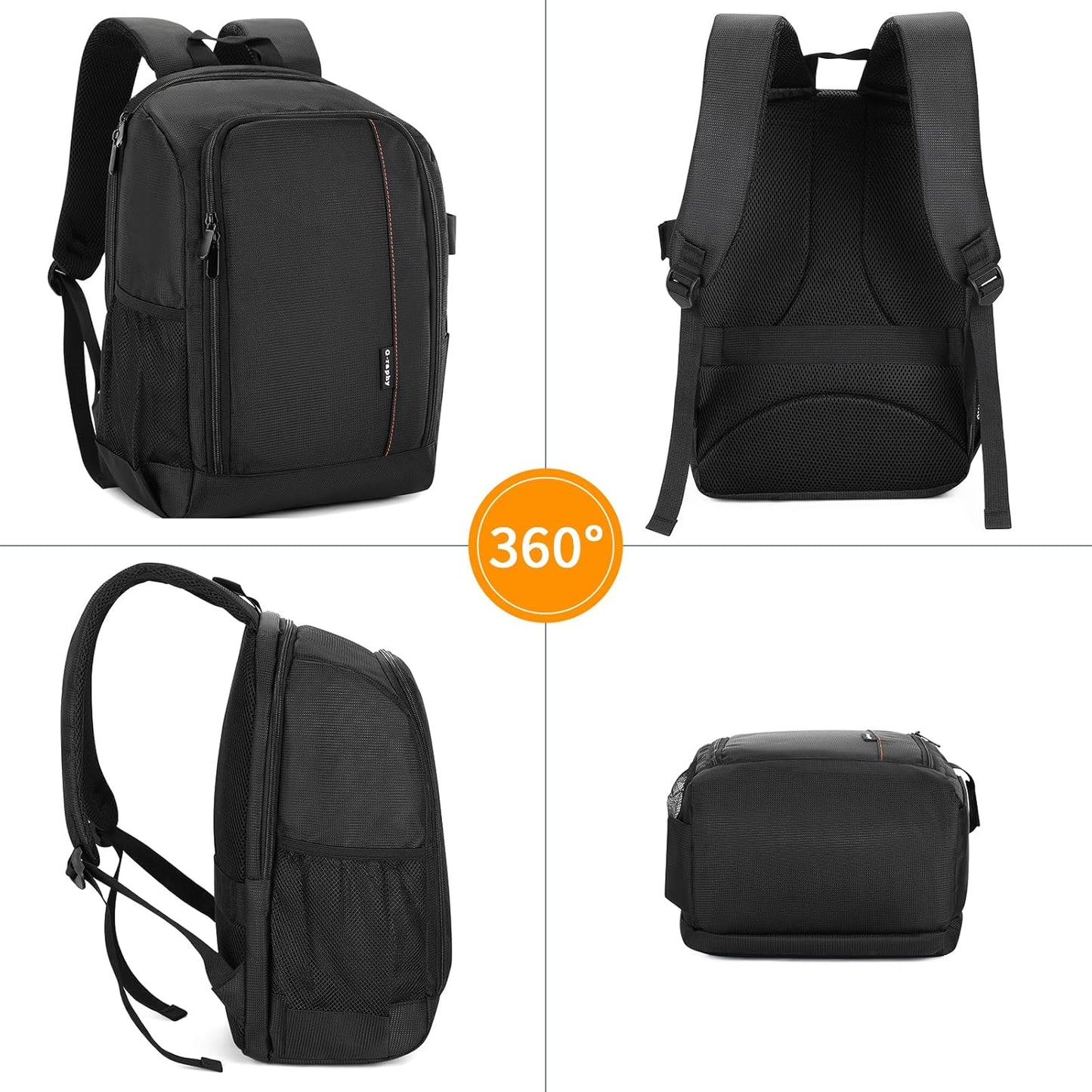 Camera Backpack for Photographer with Raincover