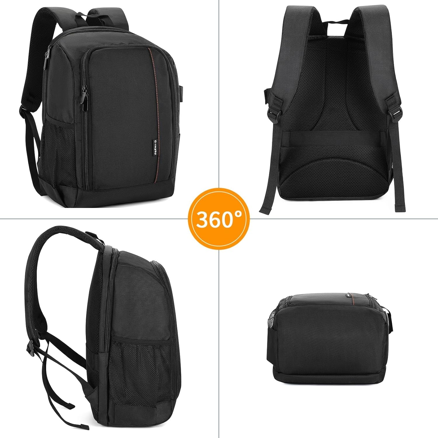 Camera Backpack for Photographer with Raincover