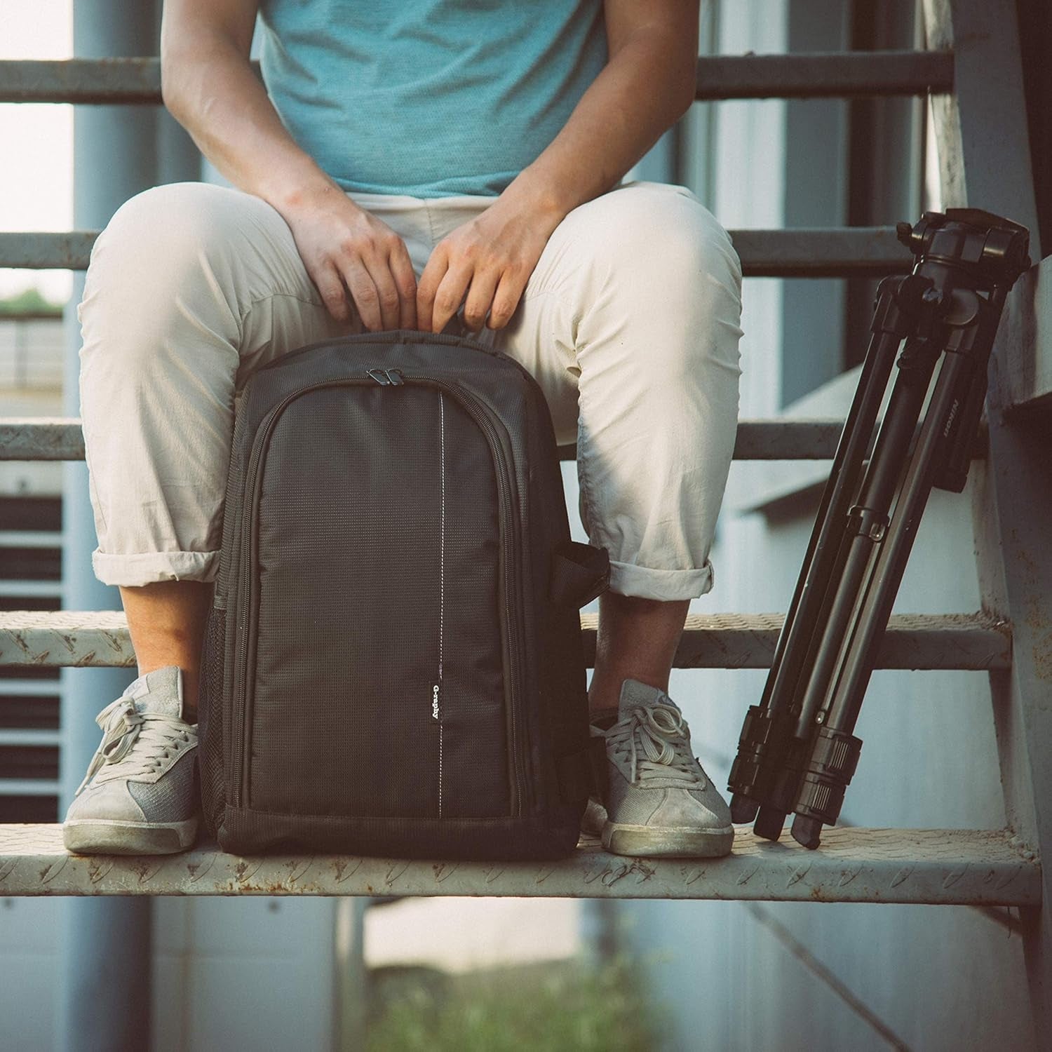 Camera Backpack for Photographer with Raincover