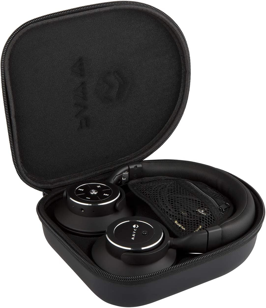 Wavesound 3 Bluetooth 5.0 Headphones Active Noise Cancelling / 16-Hour Battery Life with Precision-Engineered Sound / Foldable Travel & Over-Ear Headphones (Black)