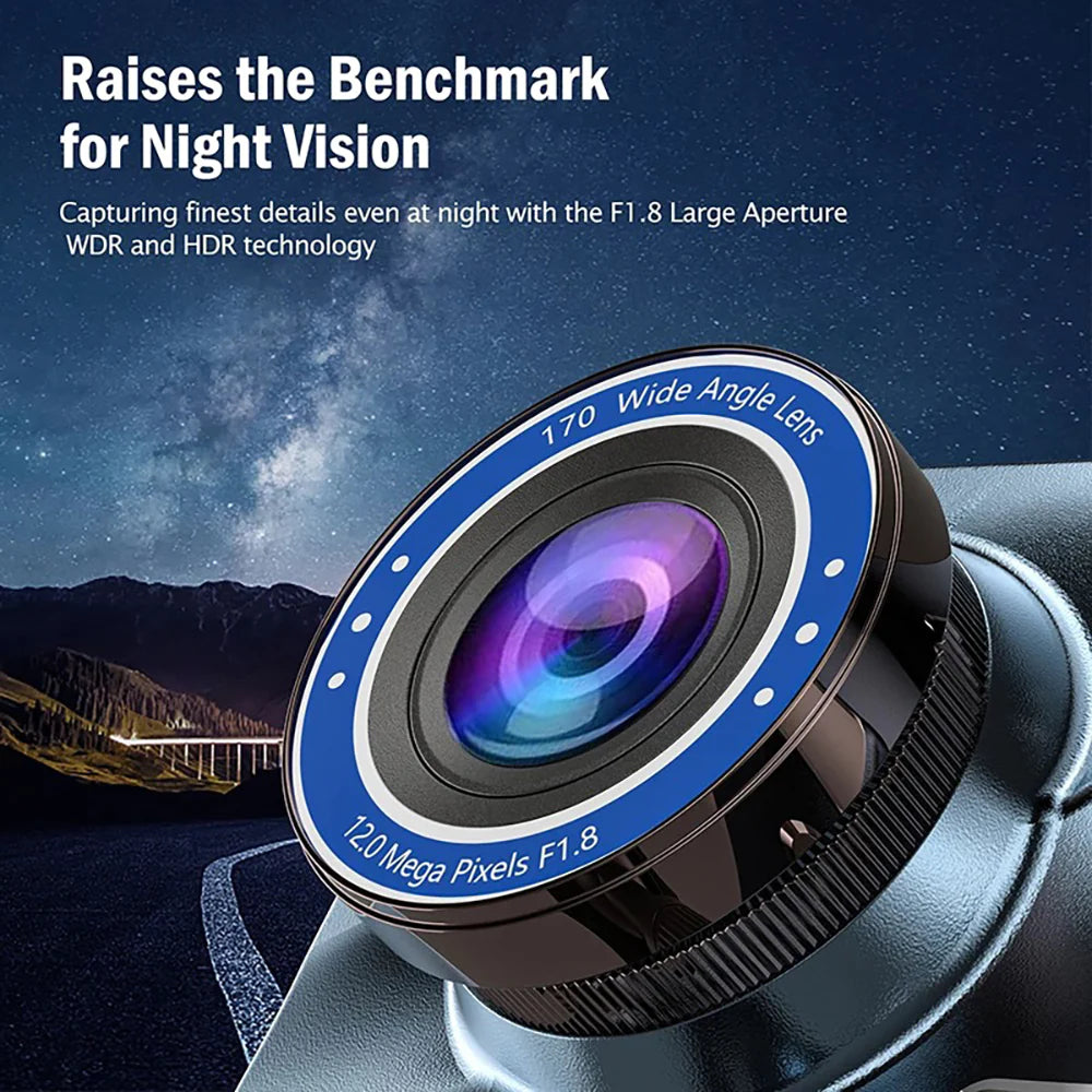 Touch Screen Dash Cam 4" 1080P